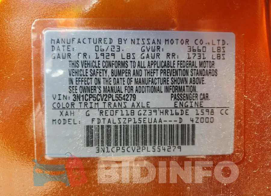 3N1CP5CV2PL554279 Photo# 14