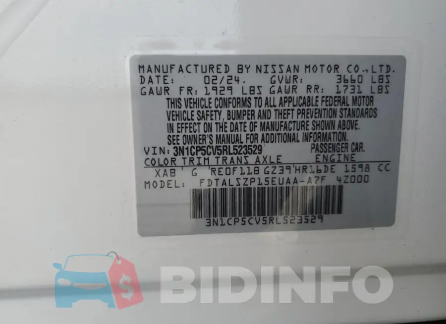 3N1CP5CV5RL523529 Photo# 14