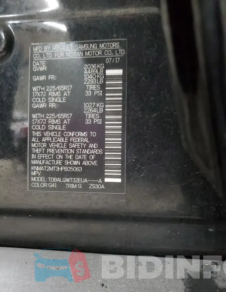 KNMAT2MT3HP605063 Photo# 12