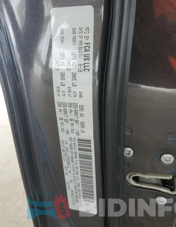 1C4PJLLB7KD290212 Photo# 13