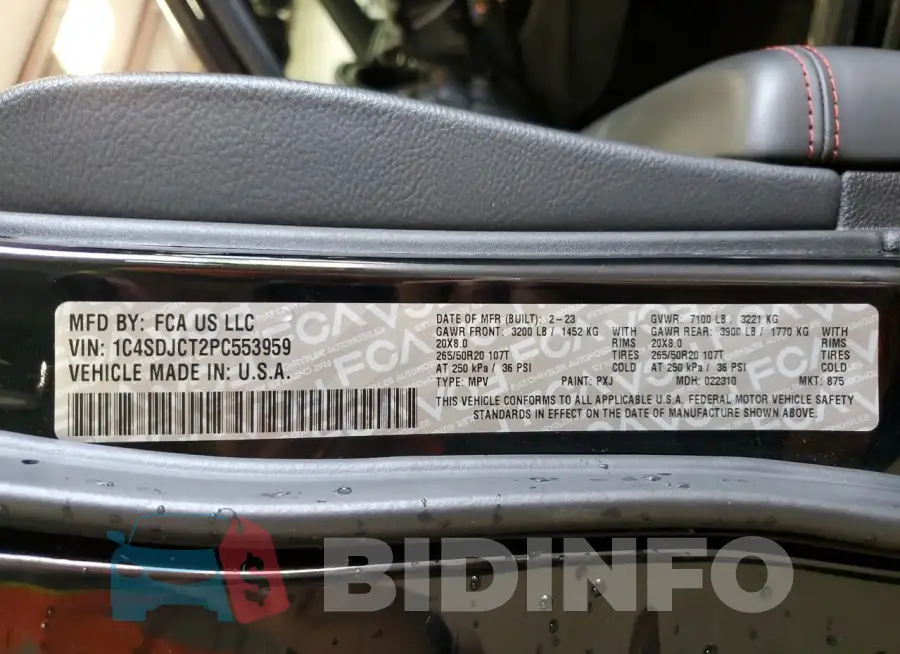 1C4SDJCT2PC553959 Photo# 13