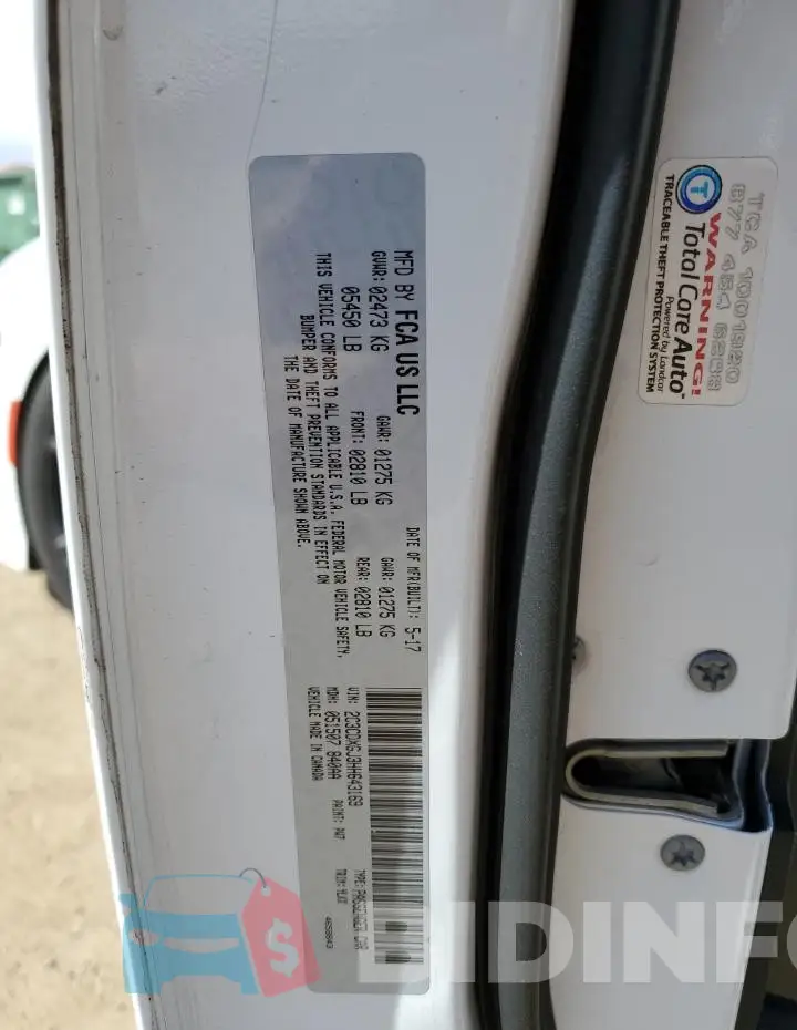 2C3CDXGJ3HH643169 Photo# 12