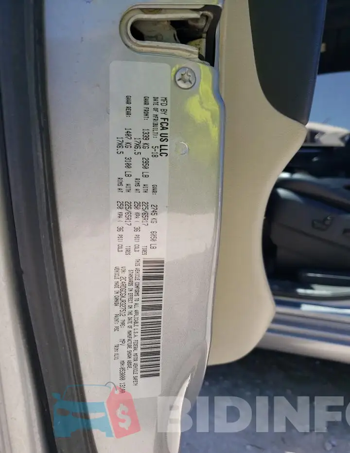 2C4RDGCGXJR327512 Photo# 13