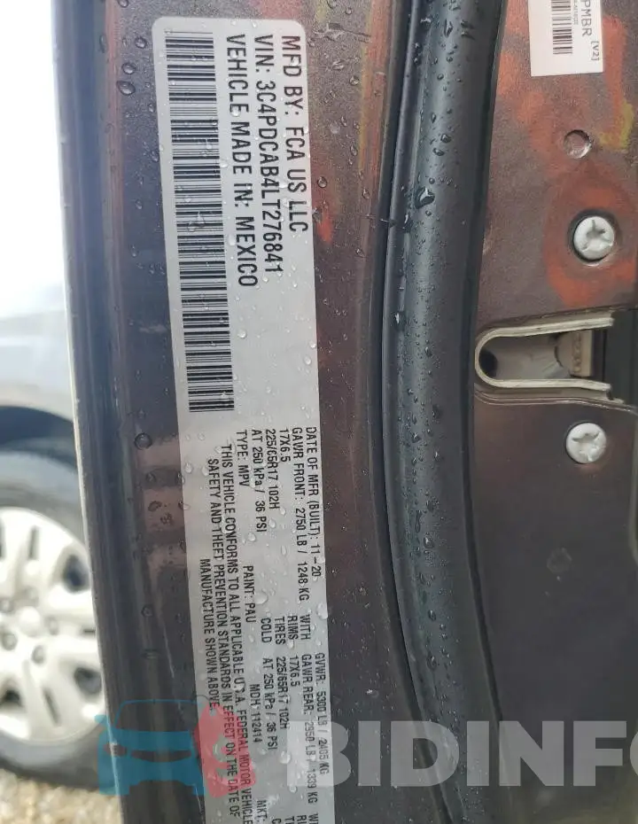 3C4PDCAB4LT276841 Photo# 13