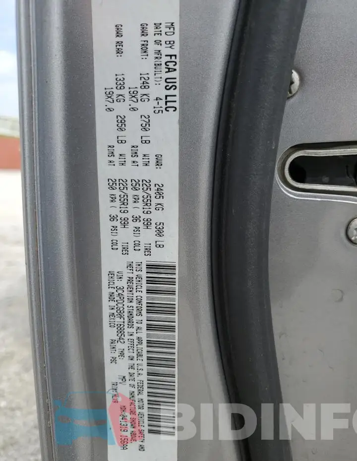 3C4PDCGB0FT688542 Photo# 14