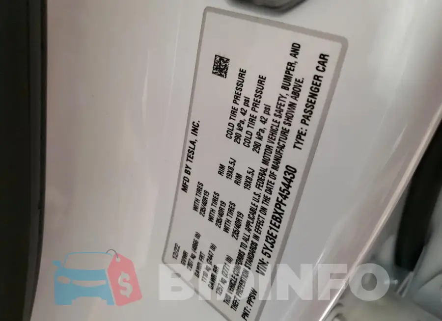 5YJ3E1EBXPF454430 Photo# 12