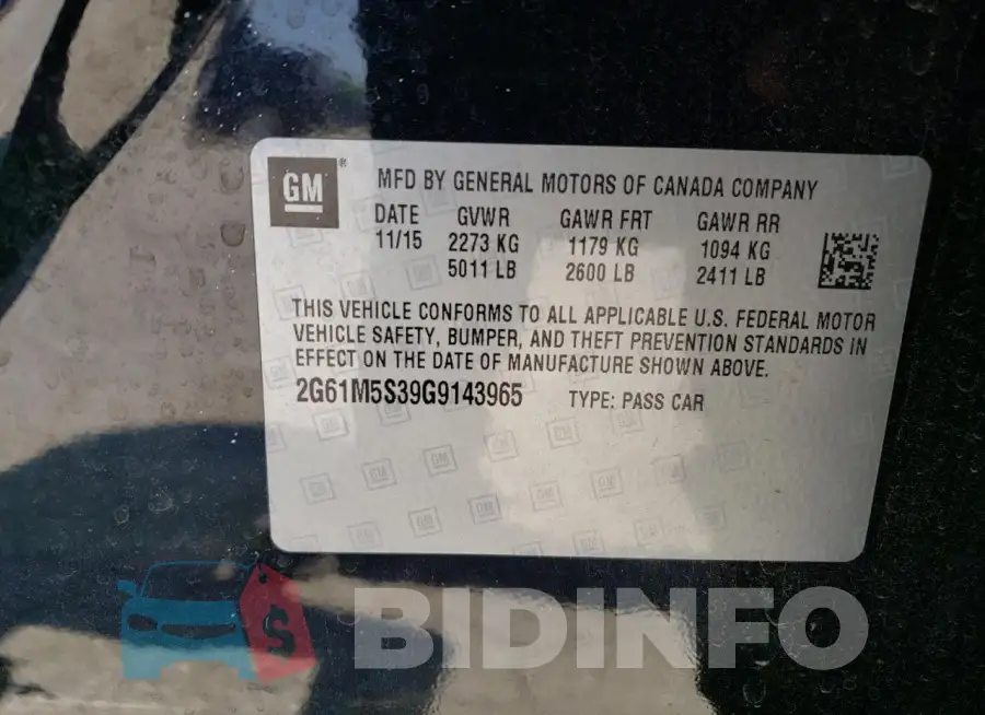 2G61M5S39G9143965 Photo# 12