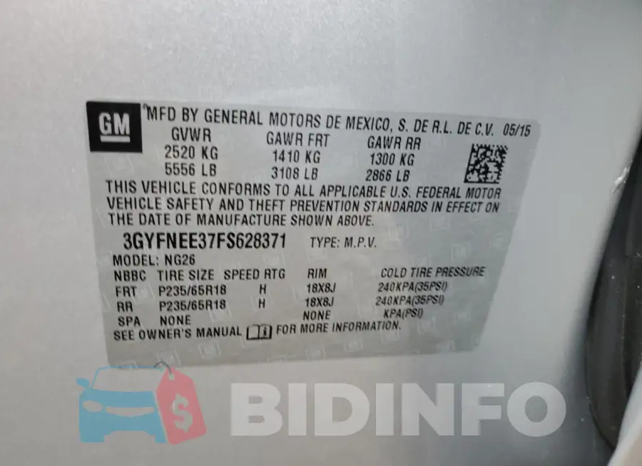 3GYFNEE37FS628371 Photo# 13