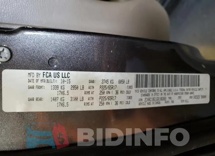 2C4RC1BG1GR186369 Photo# 13