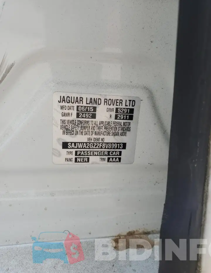 SAJWA2GZ2F8V89913 Photo# 12