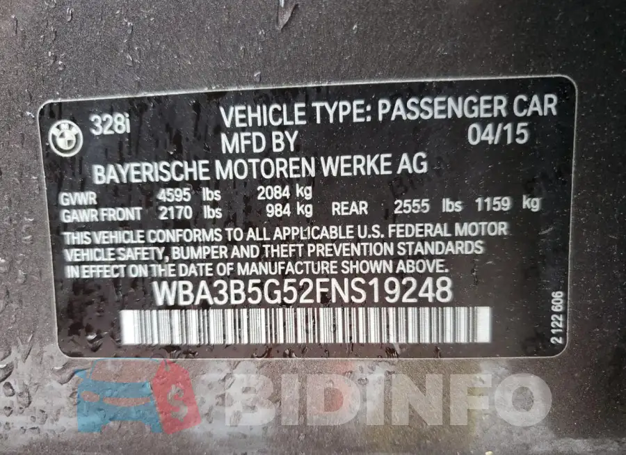 WBA3B5G52FNS19248 Photo# 12