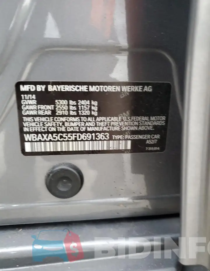 WBAXA5C55FD691363 Photo# 12