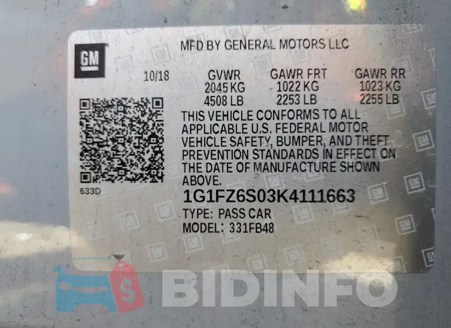 1G1FZ6S03K4111663 Photo# 12