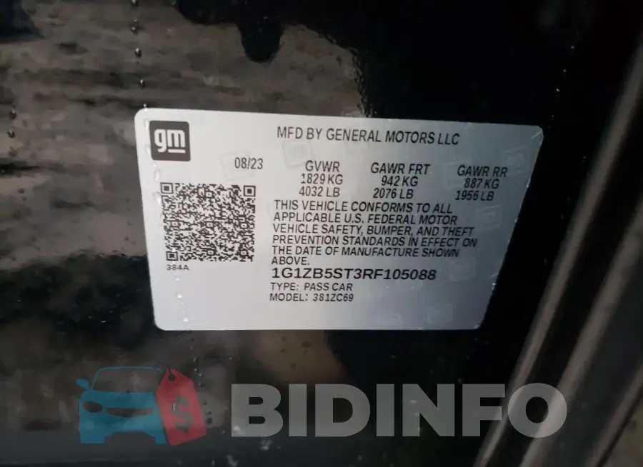 1G1ZB5ST3RF105088 Photo# 12