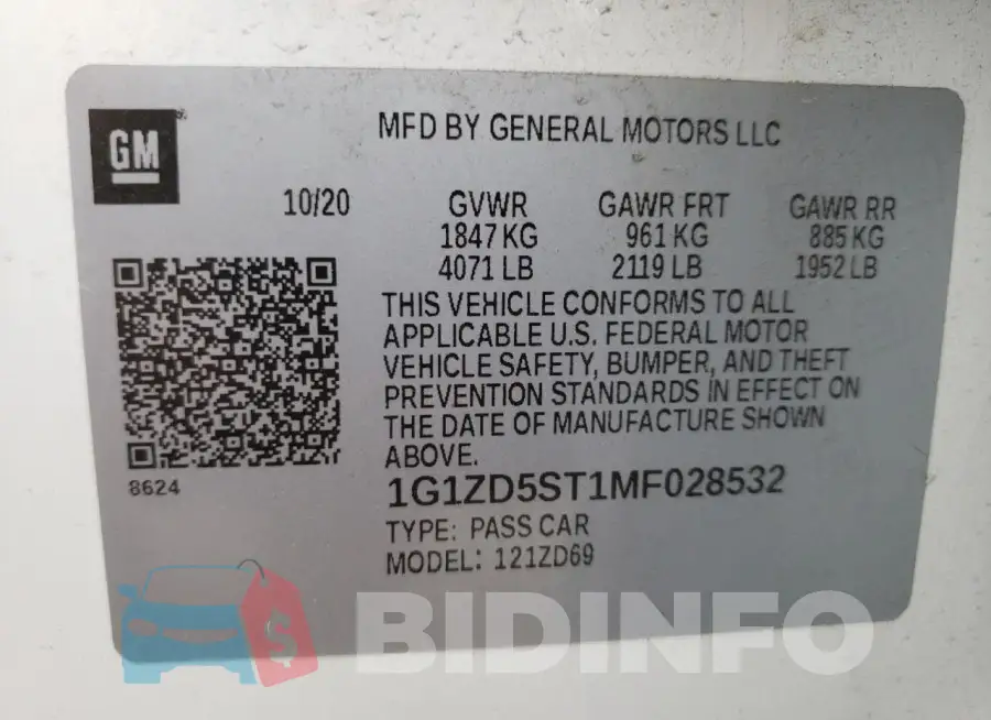 1G1ZD5ST1MF028532 Photo# 12