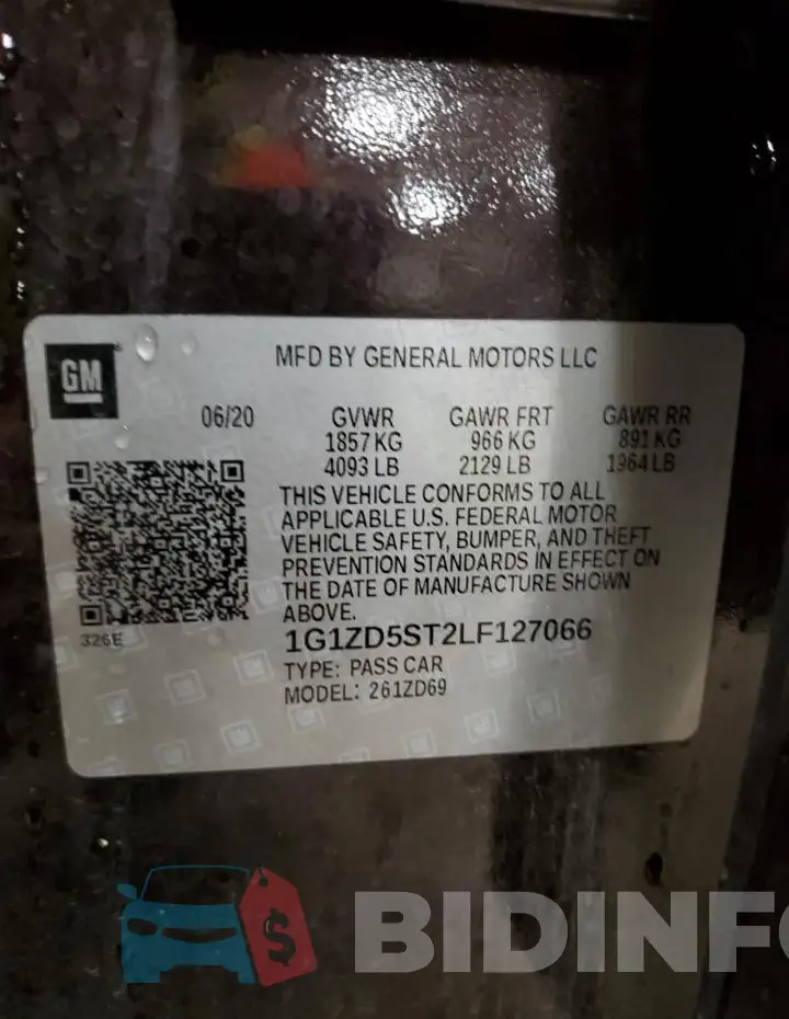 1G1ZD5ST2LF127066 Photo# 12