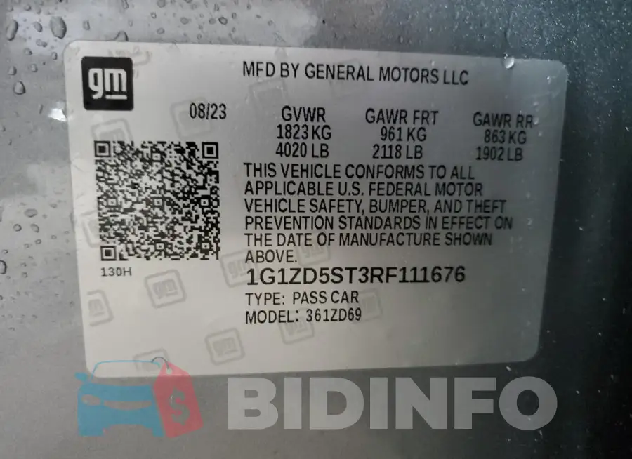 1G1ZD5ST3RF111676 Photo# 13