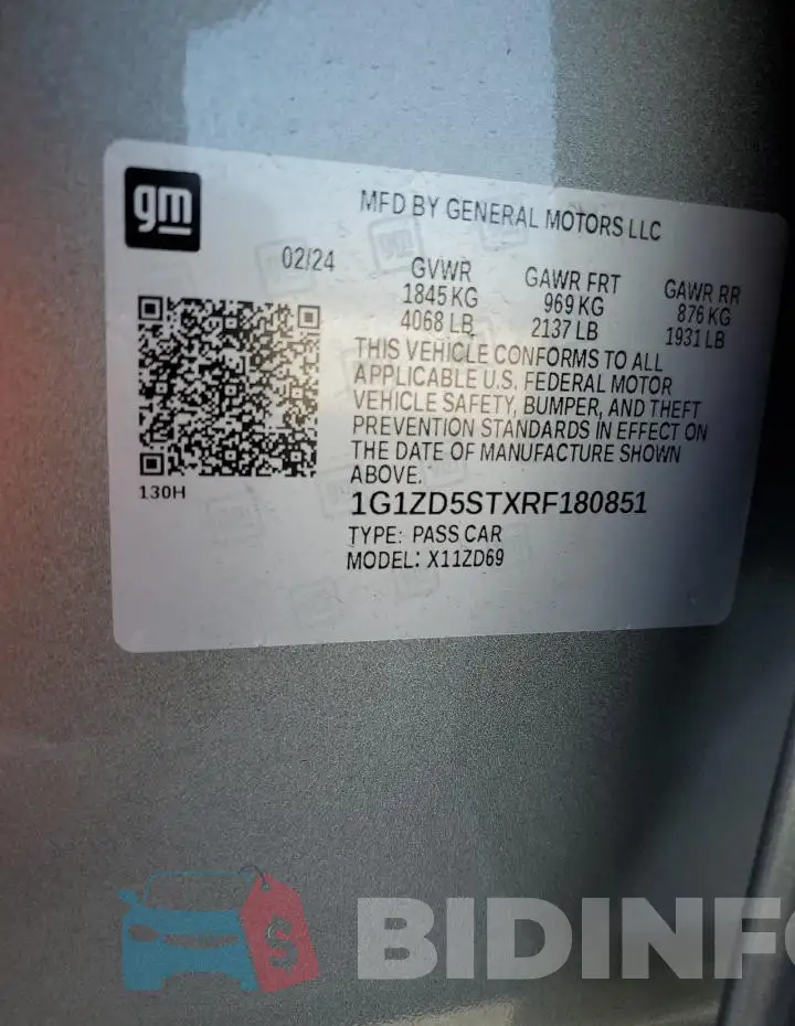 1G1ZD5STXRF180851 Photo# 12