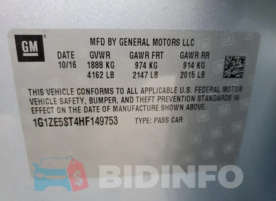 1G1ZE5ST4HF149753 Photo# 12