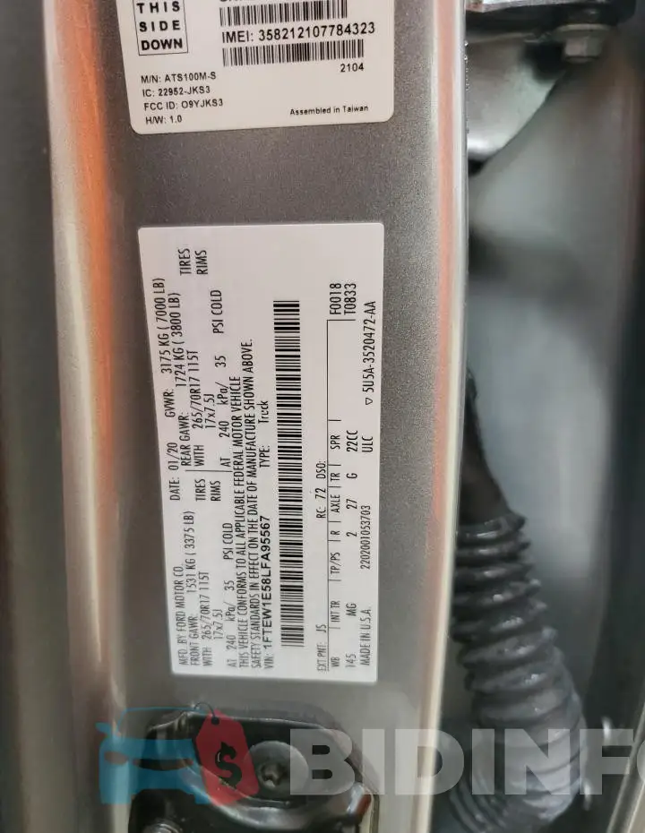 1FTEW1E58LFA95567 Photo# 12