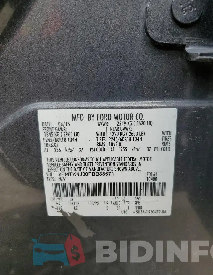 2FMTK4J80FBB88671 Photo# 13