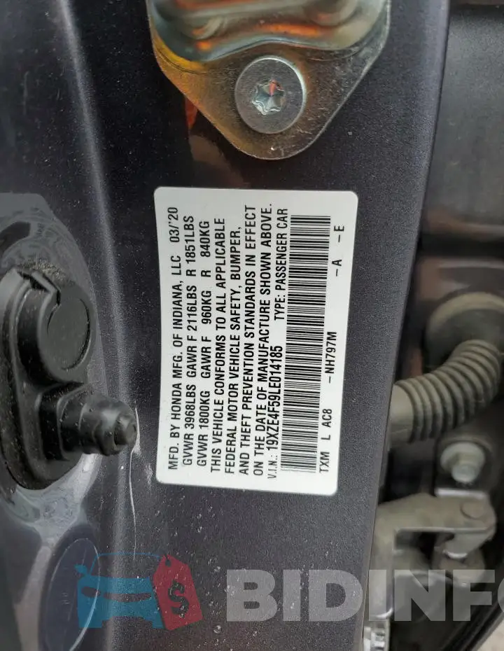 19XZE4F59LE014185 Photo# 12