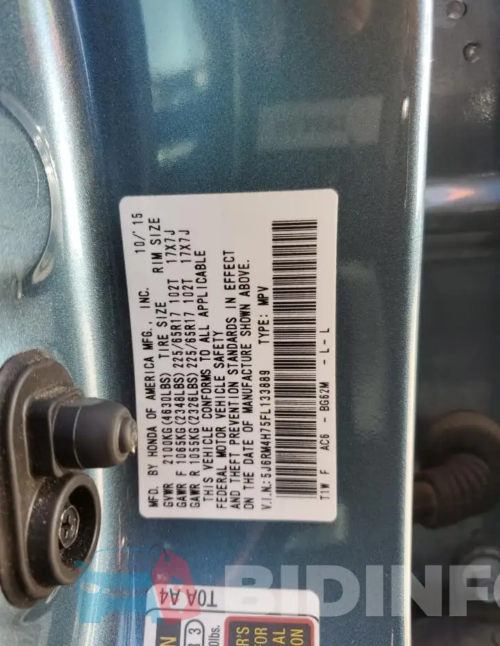 5J6RM4H75FL133889 Photo# 12