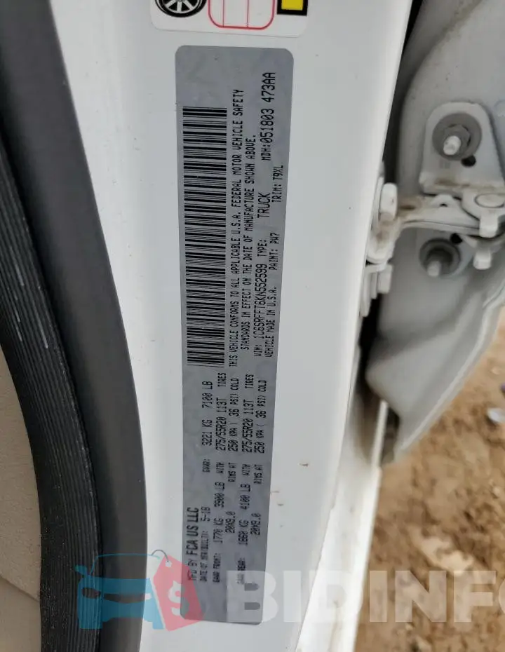 1C6SRFFT6KN552599 Photo# 12