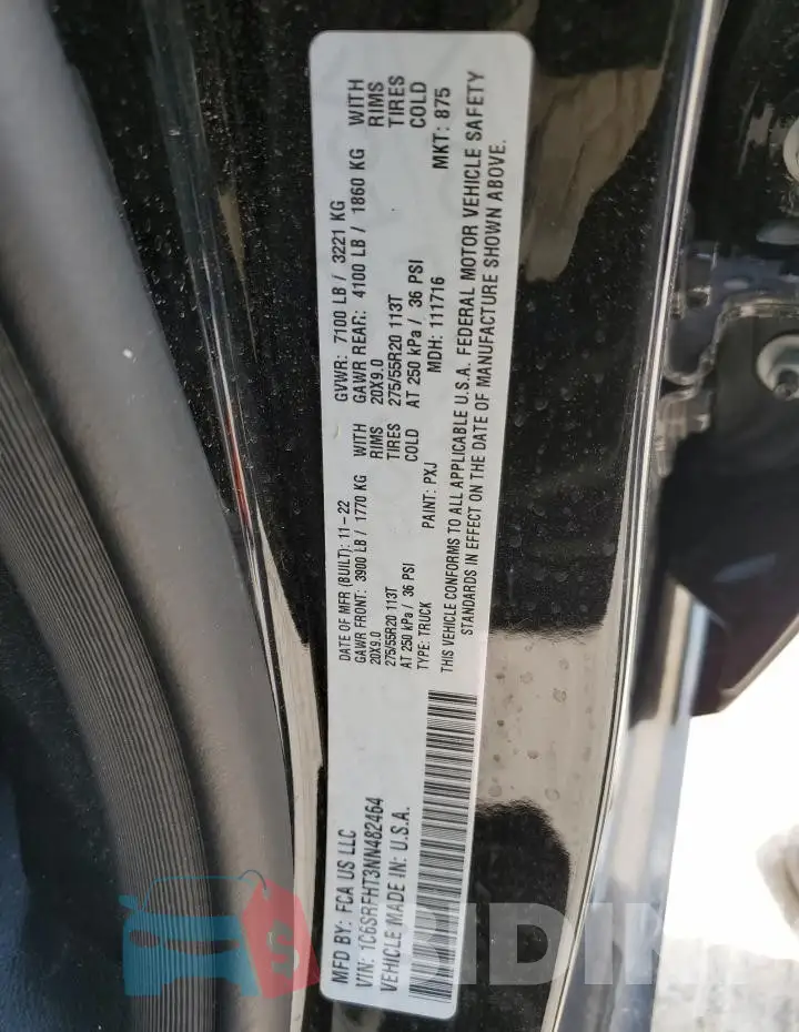1C6SRFHT3NN482464 Photo# 12