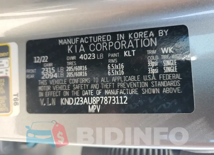 KNDJ23AU8P7873112 Photo# 12