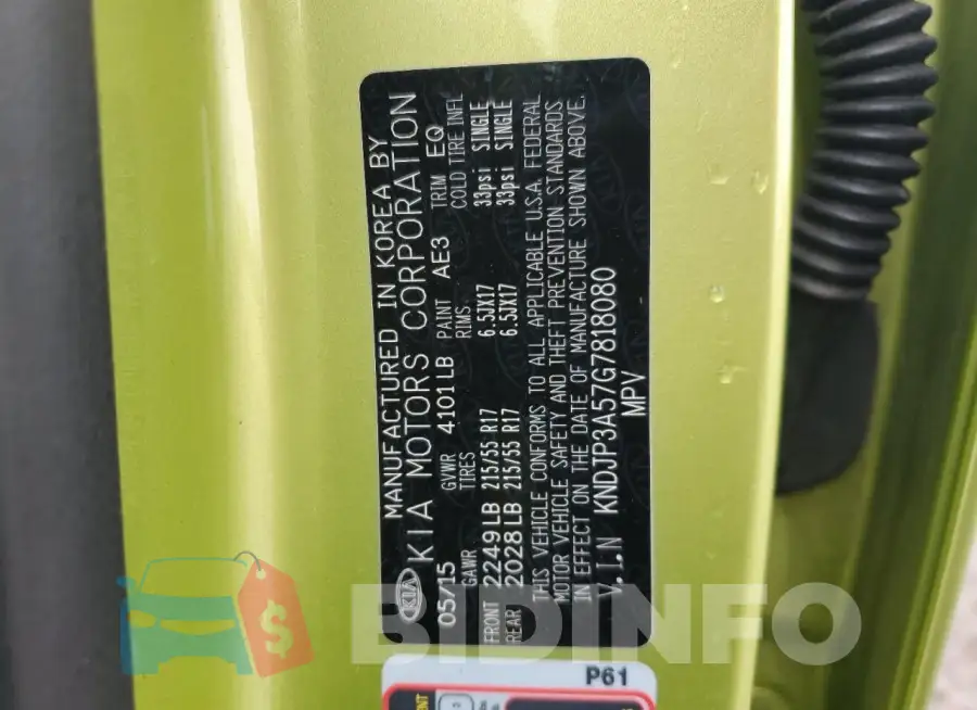 KNDJP3A57G7818080 Photo# 13