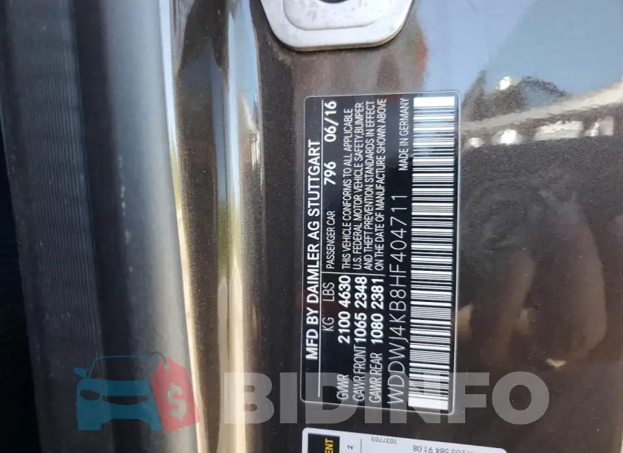 WDDWJ4KB8HF404711 Photo# 12