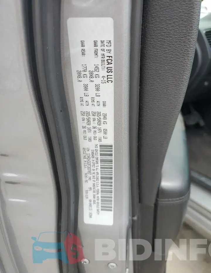 1C4RDHDG3FC837057 Photo# 13