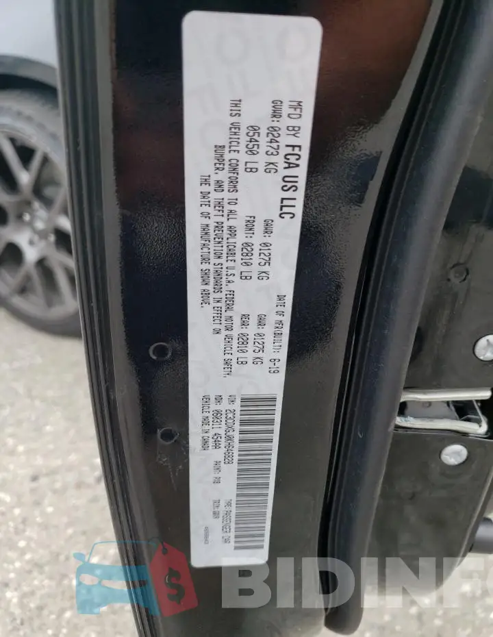2C3CDXGJ0KH646828 Photo# 13