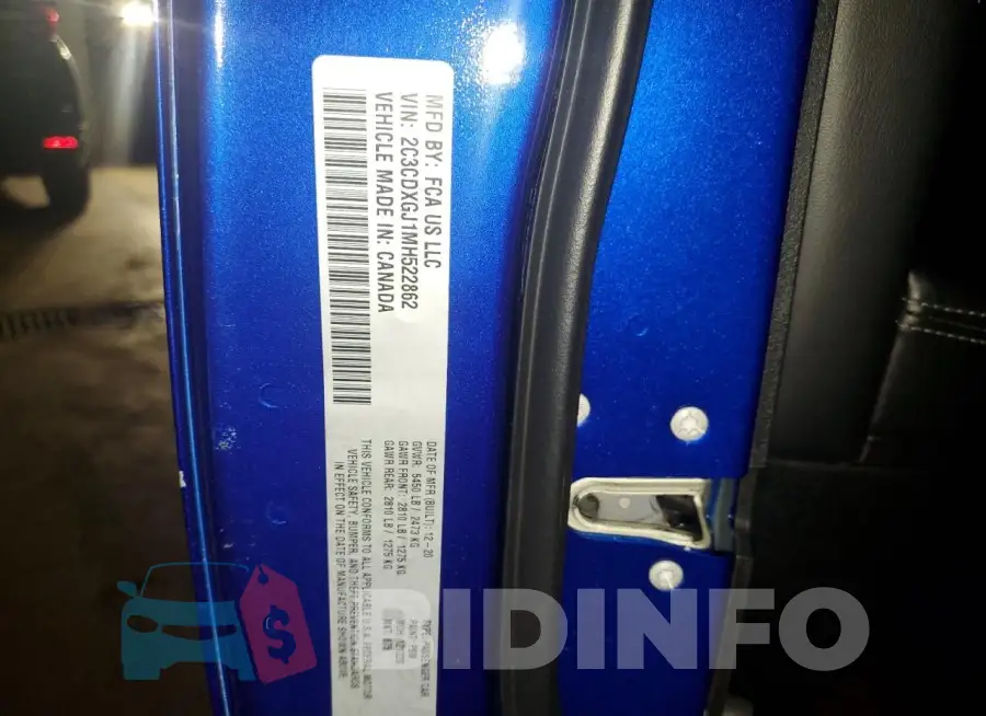 2C3CDXGJ1MH522862 Photo# 12
