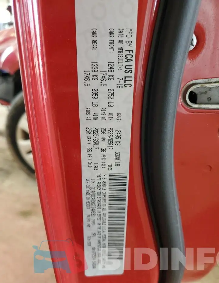 3C4PDCABXGT240691 Photo# 14