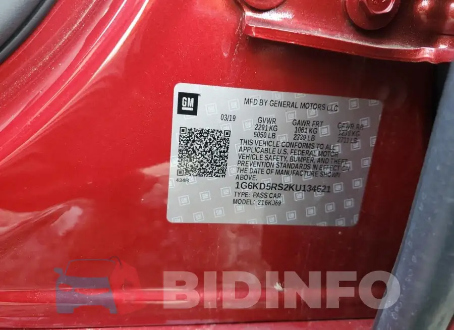 1G6KD5RS2KU134621 Photo# 12