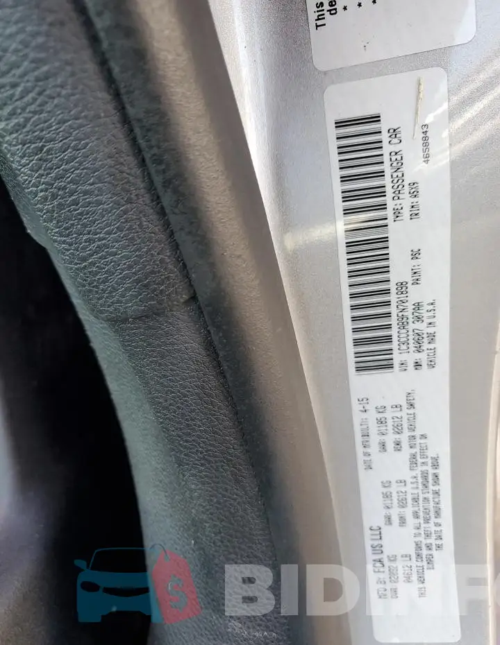 1C3CCCAB9FN701898 Photo# 12