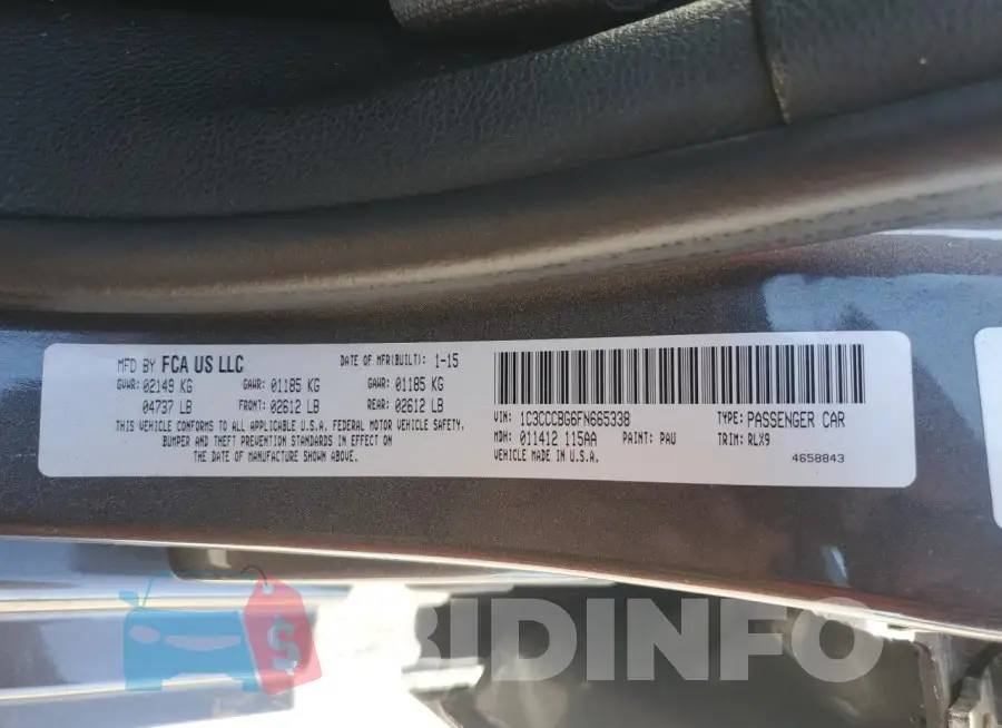 1C3CCCBG6FN665338 Photo# 12