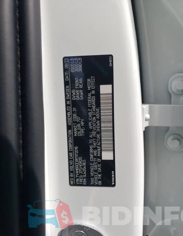 YV4H60CEXR1172016 Photo# 12