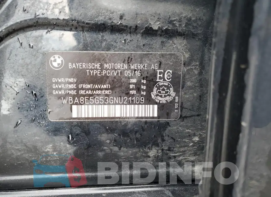 WBA8E5G53GNU21109 Photo# 12