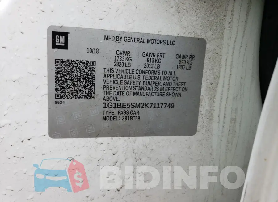 1G1BE5SM2K7117749 Photo# 13