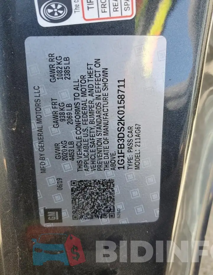 1G1FB3DS2K0158711 Photo# 12