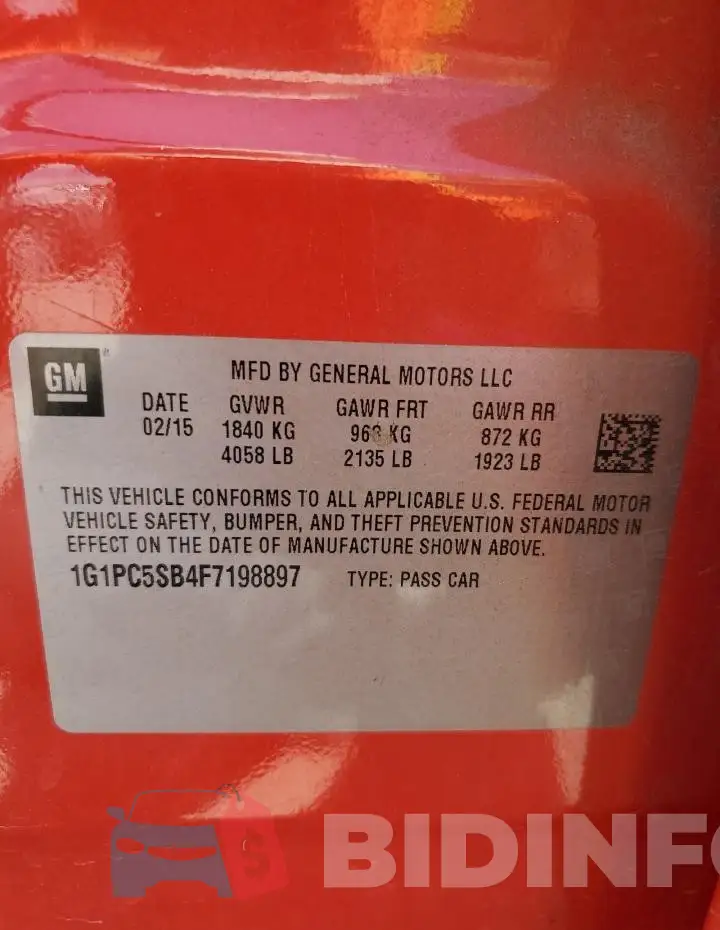 1G1PC5SB4F7198897 Photo# 12