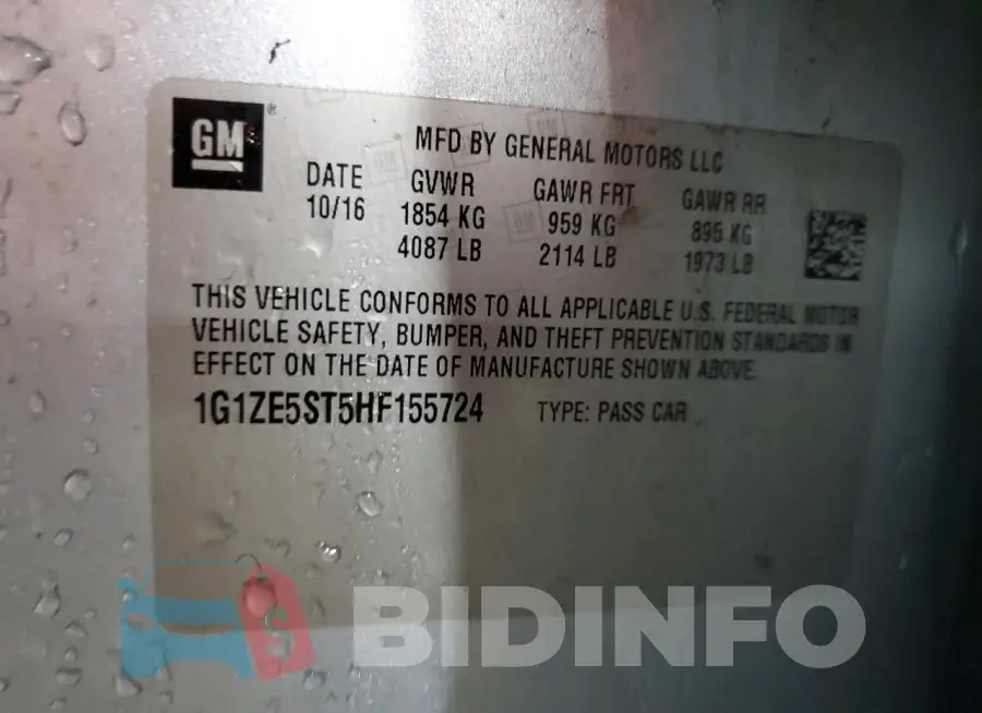 1G1ZE5ST5HF155724 Photo# 12