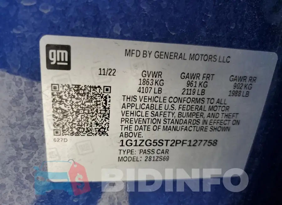 1G1ZG5ST2PF127758 Photo# 12