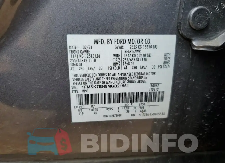 1FMSK7BH8MGB21561 Photo# 14