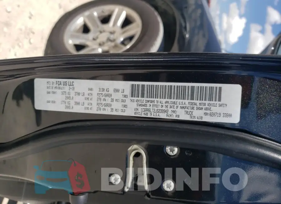 1C6RR6LT2JS239942 Photo# 13