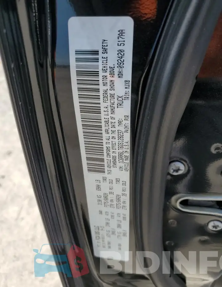1C6RR6LT6GS128237 Photo# 12