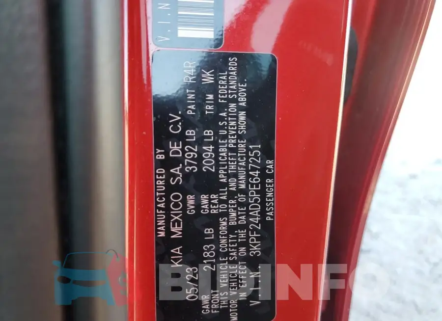 3KPF24AD5PE647251 Photo# 12